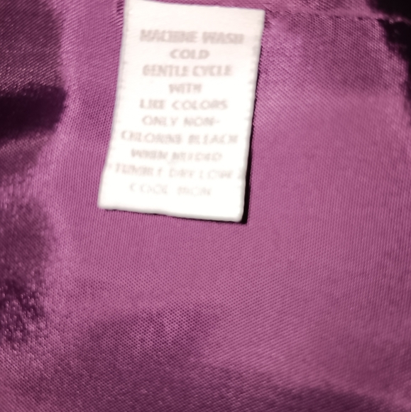 VINTAGE Charter Club Notch Style Jacket Purple & Pink Fringed Size M… - Picture 6 of 10